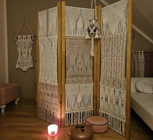 Autorský BOHO MACRAME PARAVAN 175