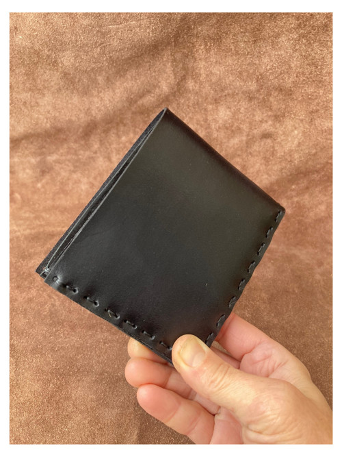 Černá hladká peněženka