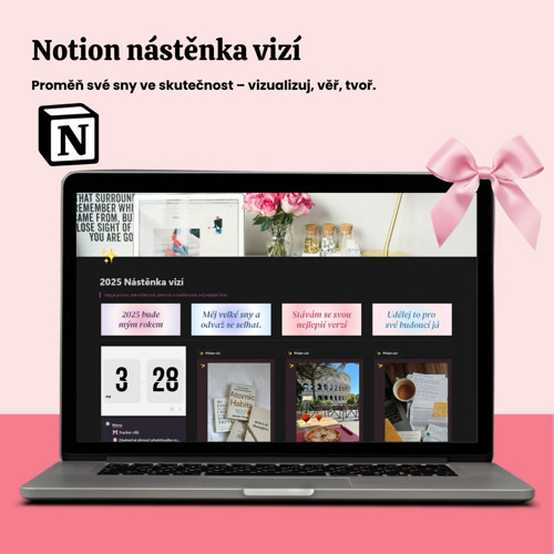 Nástěnka vizí (Notion šablona)