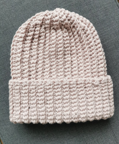 Vlněná háčkovaná čepice merino 2v1