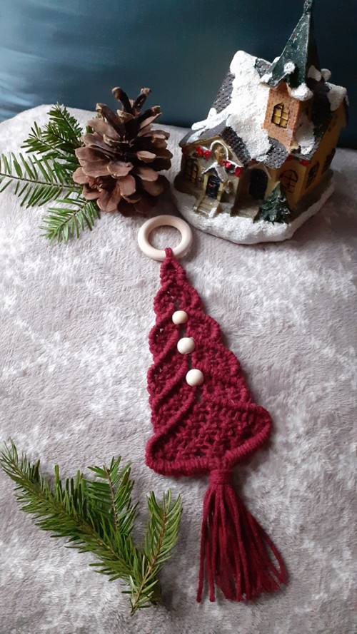 Macramé stromek