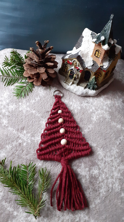 Macramé stromek