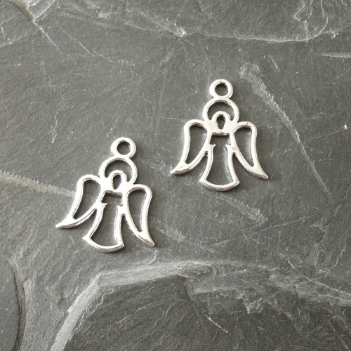 .Přívěsek anděl 20x16,5 mm - starostříbrný