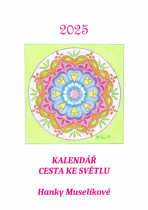 Kalendář závěsný na rok 2025 - mandalový