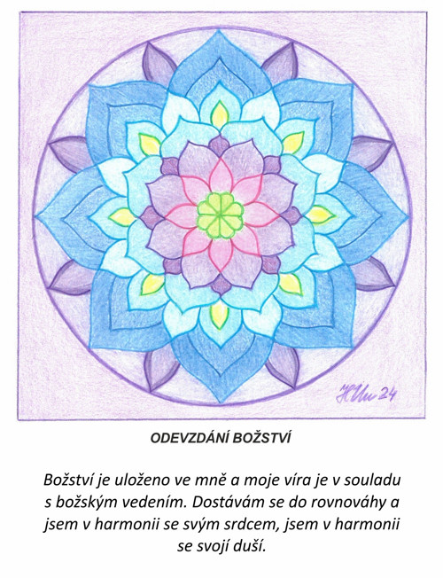 Odevzdání božství-kartičky 10x13