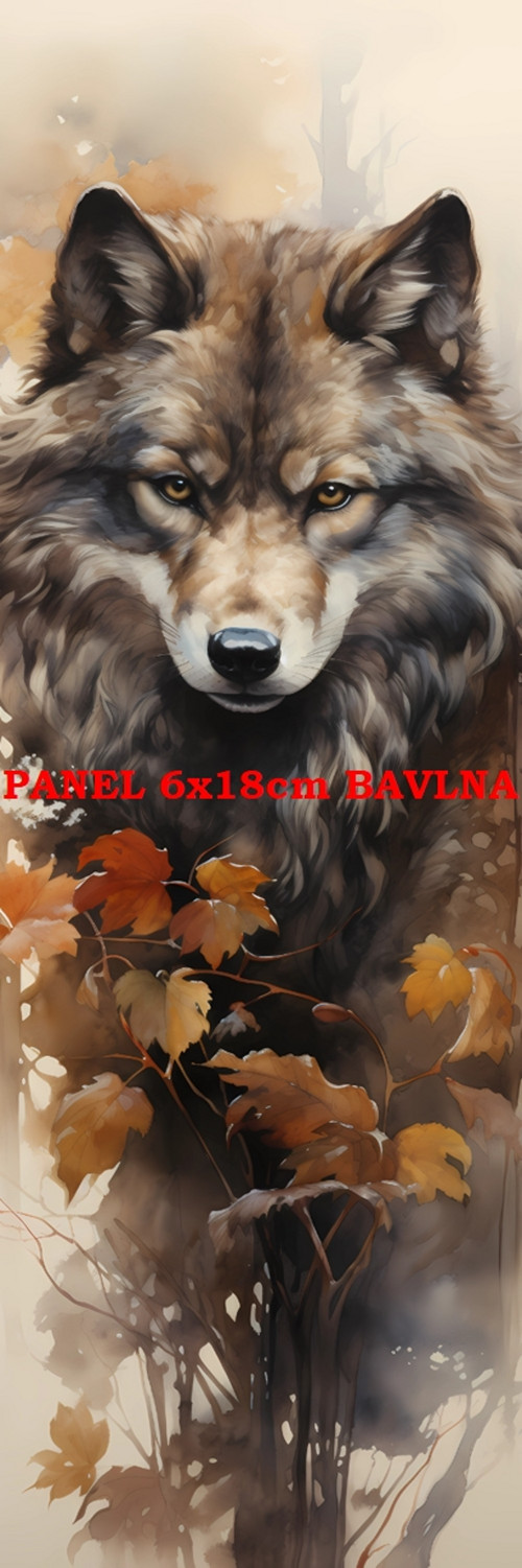 Bavlněný panel 6x18 cm - skladem — foto 1