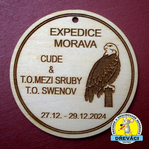 Placka z dodané grafiky