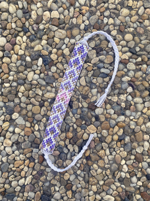 LIMITKA Náramek Waves Violet rainbow