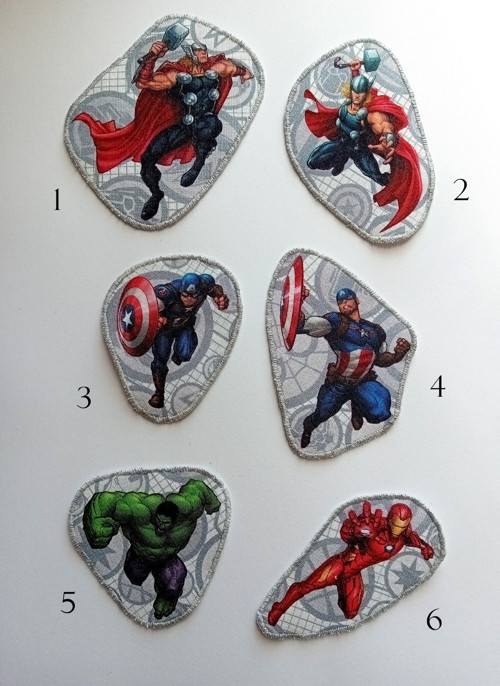 Nášivky / nažehlovačky - Superhrdinové Avengers