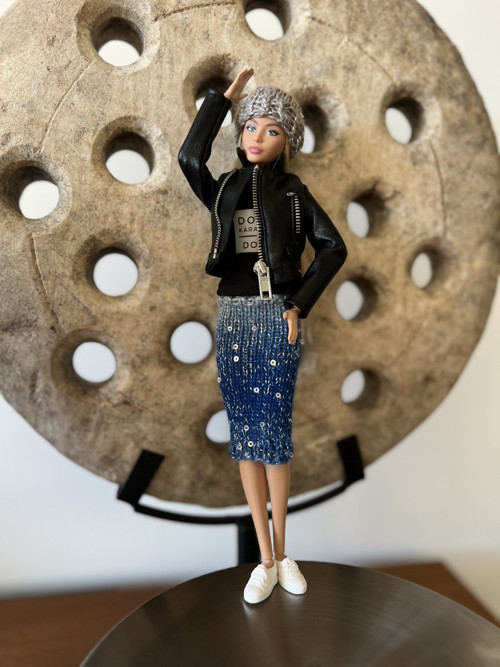 Pouzdrová sukně pro panenku Barbie 24/4