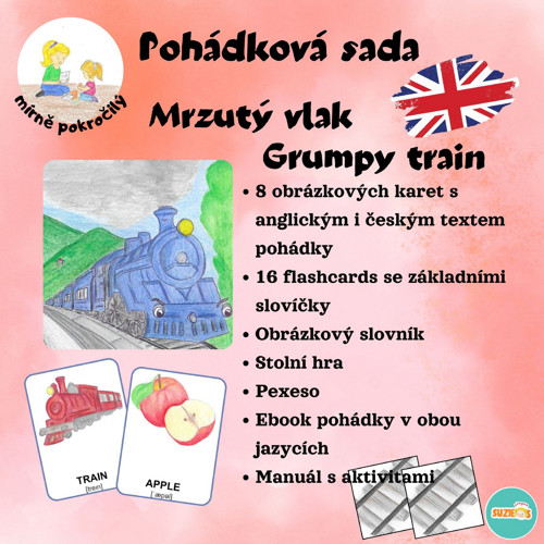 Pohádková sada Grumpy train / pokročilý — foto 1