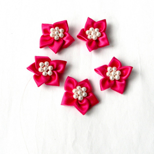 Aplikace - kvítek cyklámenový - 3cm - 1ks