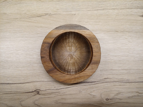 Miska kulatá ořechová ø 11 cm — foto 1