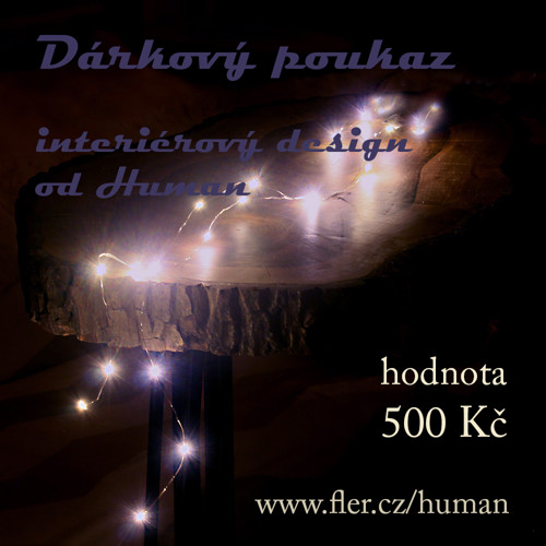 Nákupní poukaz 500 Kč u prodejce Human