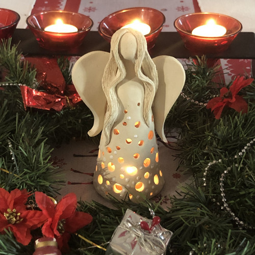 Keramická lampa - Andělíček A — foto 1