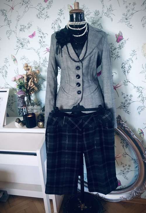 Kraťásky dandy káro — foto 1