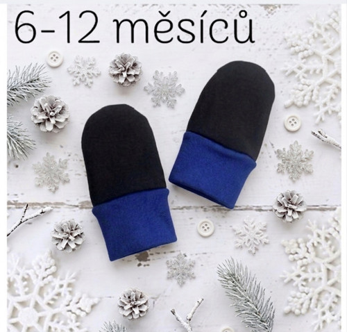 Softshellové bezpalcové rukavice 6 - 12 měs.