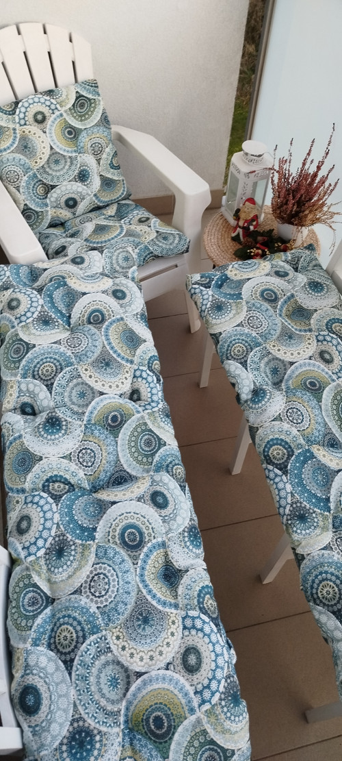 PODSEDÁKY na lavici, houpačku 42 x 100 cm