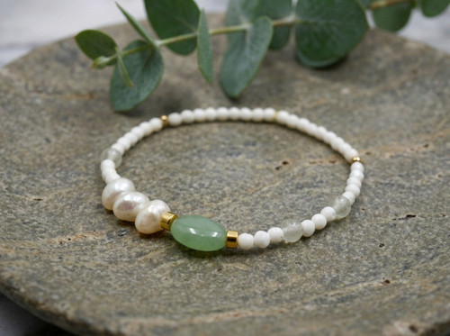 Náramek Green Pearl