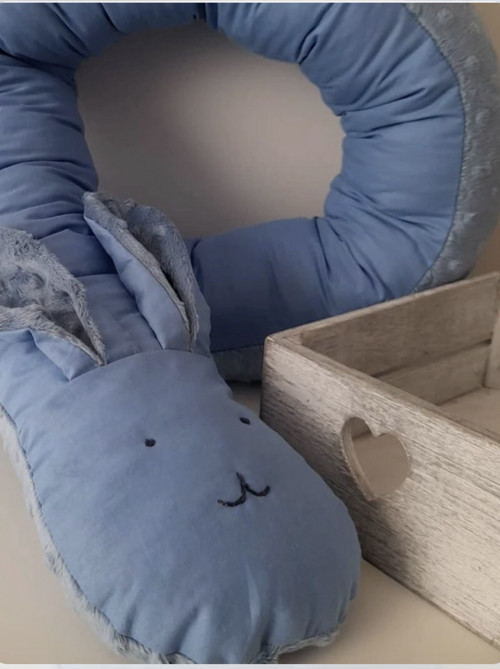 Mantinel Zvířátkový modrý minky bavlna sleva