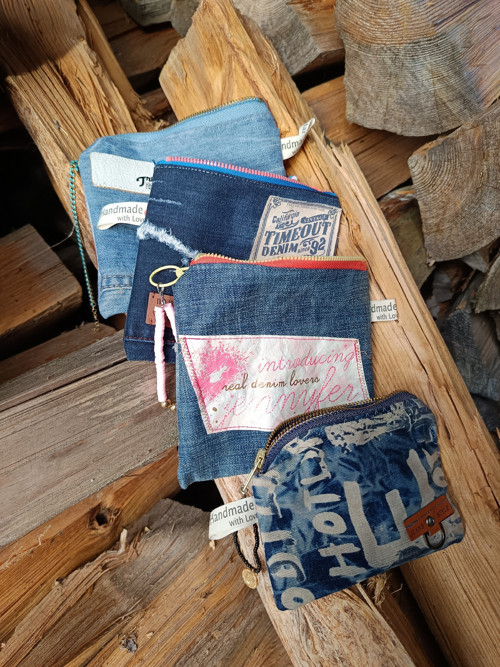 Denim taštičky