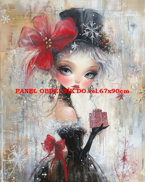 Bavlněný panel 20x25 cm - skladem