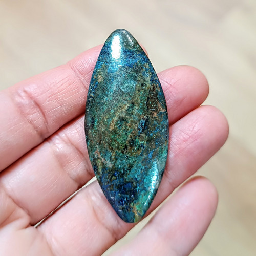 Azurmalachit, ID 4466, 54x23 mm