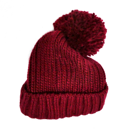 Kulich typ unisex, velká bambule, zpevněný lem