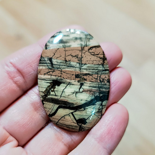 Jaspis -(Ocean Jasper), ID 4482, 46x32 mm