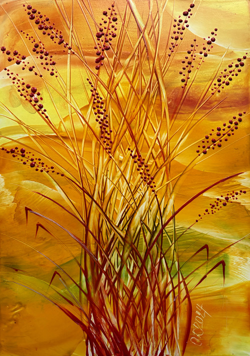 Enkaustika Žlutý 14,8 x 21 cm