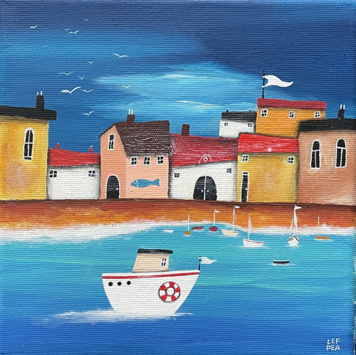 Salty harbor- 20x20cm — foto 1
