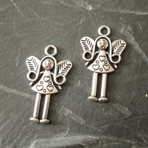 .Přívěsek anděl 25x15 mm, - starostříbrný