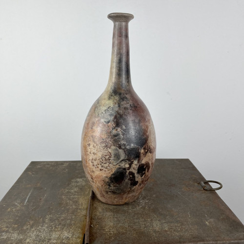 RAKU KERAMIKA Váza-lahev — foto 1