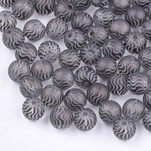 Skleněné korále průměr 8,5mm/20 kusů