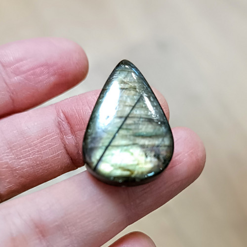 Labradorit, ID 4495, 26x18 mm - výprodej