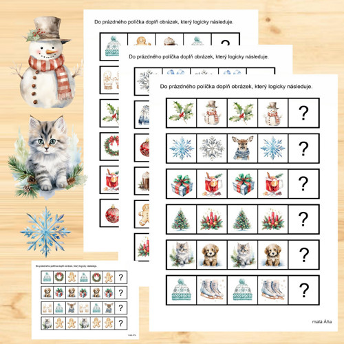 Logické řady ZIMA PDF
