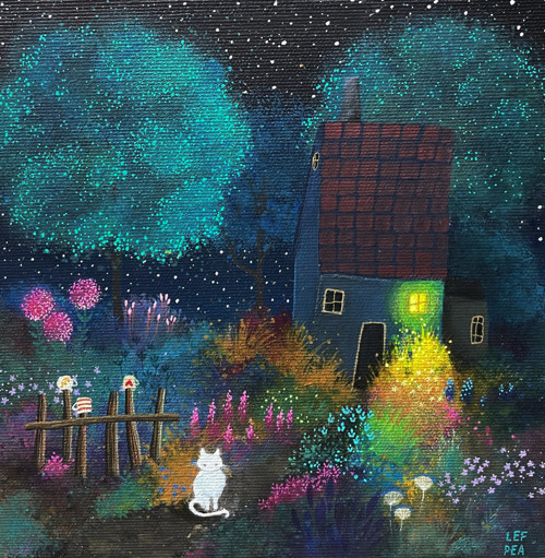 Zasutá zahrada - 20x20cm — foto 1