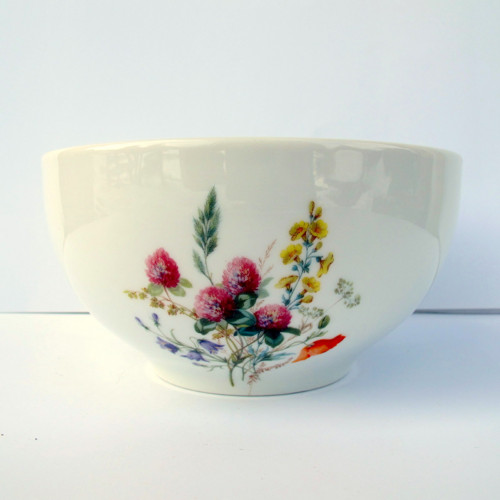 Porcelánová miska vysoká kytkovaná*