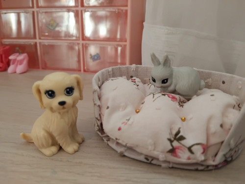 Pelíšek pro zvířátka barbie