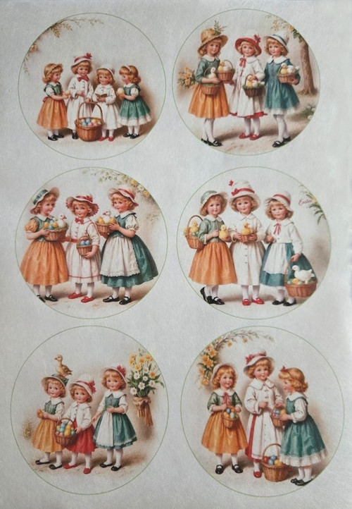 Originální rýžový papír na decoupage - VELIKONOCE
