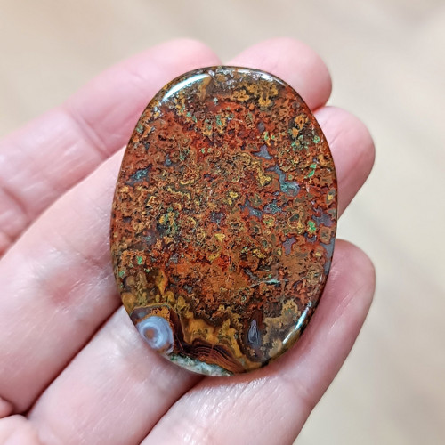 Achát, ID 4533, 41x30 mm - výprodej
