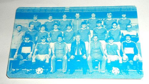 Kartičkový KALENDÁŘ • TJ Sparta ČKD Praha 1983