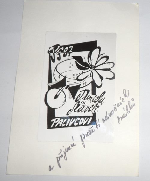 ČB vánoční PŘÁNÍ • PF, Nový rok 1987 — foto 1