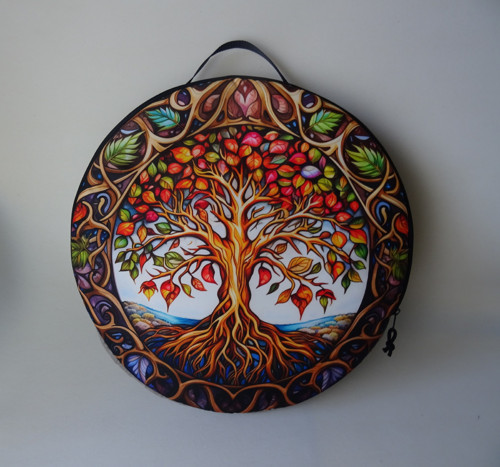 SKLADEM - obal na šamanský buben 50 x 8 cm — foto 1