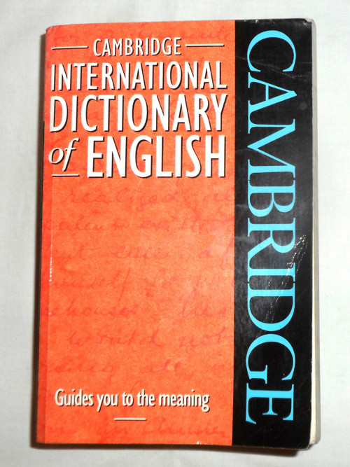Cambridge International Dictionary of ENGLISH 1995