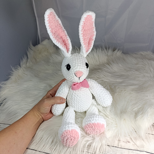 Zajíček bílý 46 cm