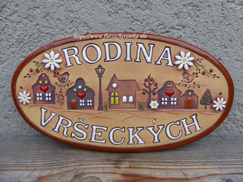 Keramický kachel se jménem / NA OBJEDNÁVKU