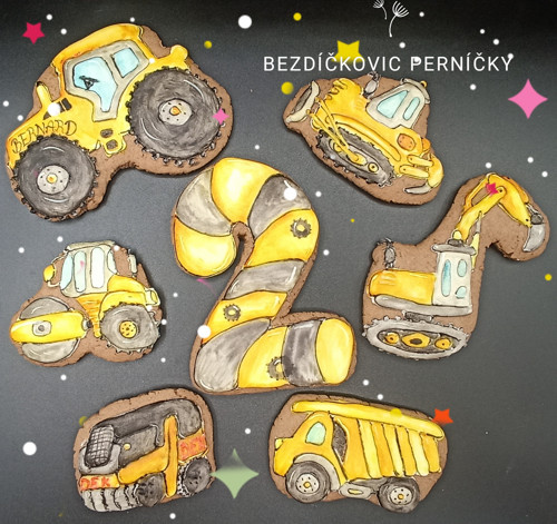 Velký narozeninový set pro malé bagristy
