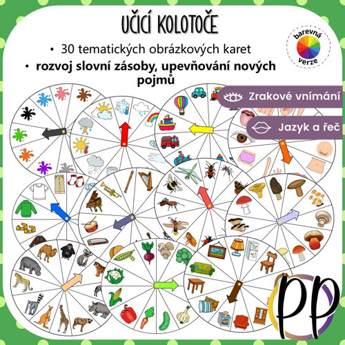 Učicí kolotoče - učení hrou pro děti (PDF)