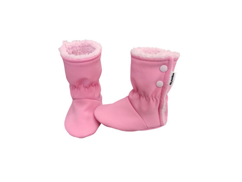 Softshellové válenky / capáčky s W. - Sv. růžové